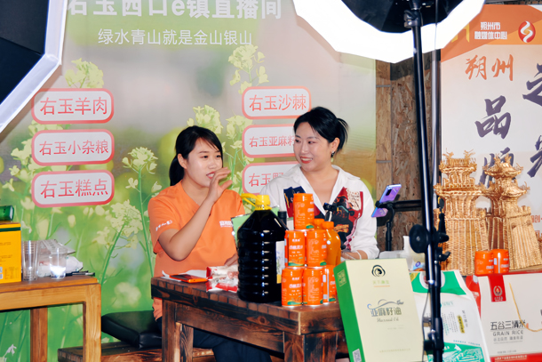 01“右玉电商引路人”高建华直播推荐农特产品 - 副本